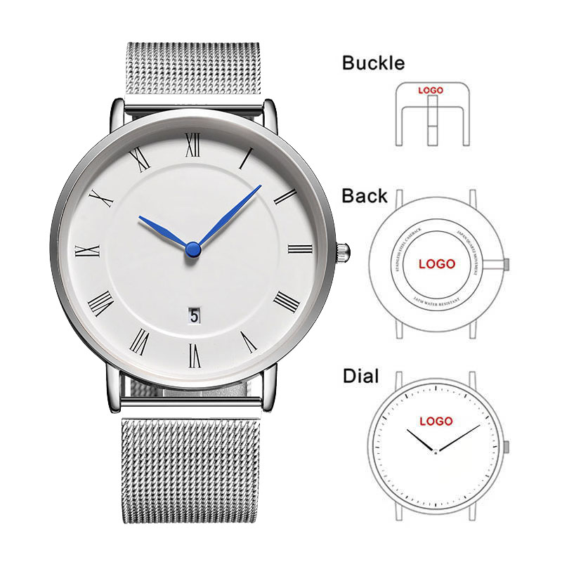 Stainless Mesh Band - B-8210N Paslanmaz Çelik Hasır Kayış Klasik