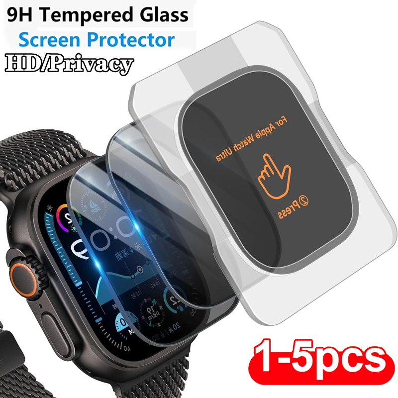 Watch Face Protector - Apple Watch Ultra2/3 için Temperli Cam