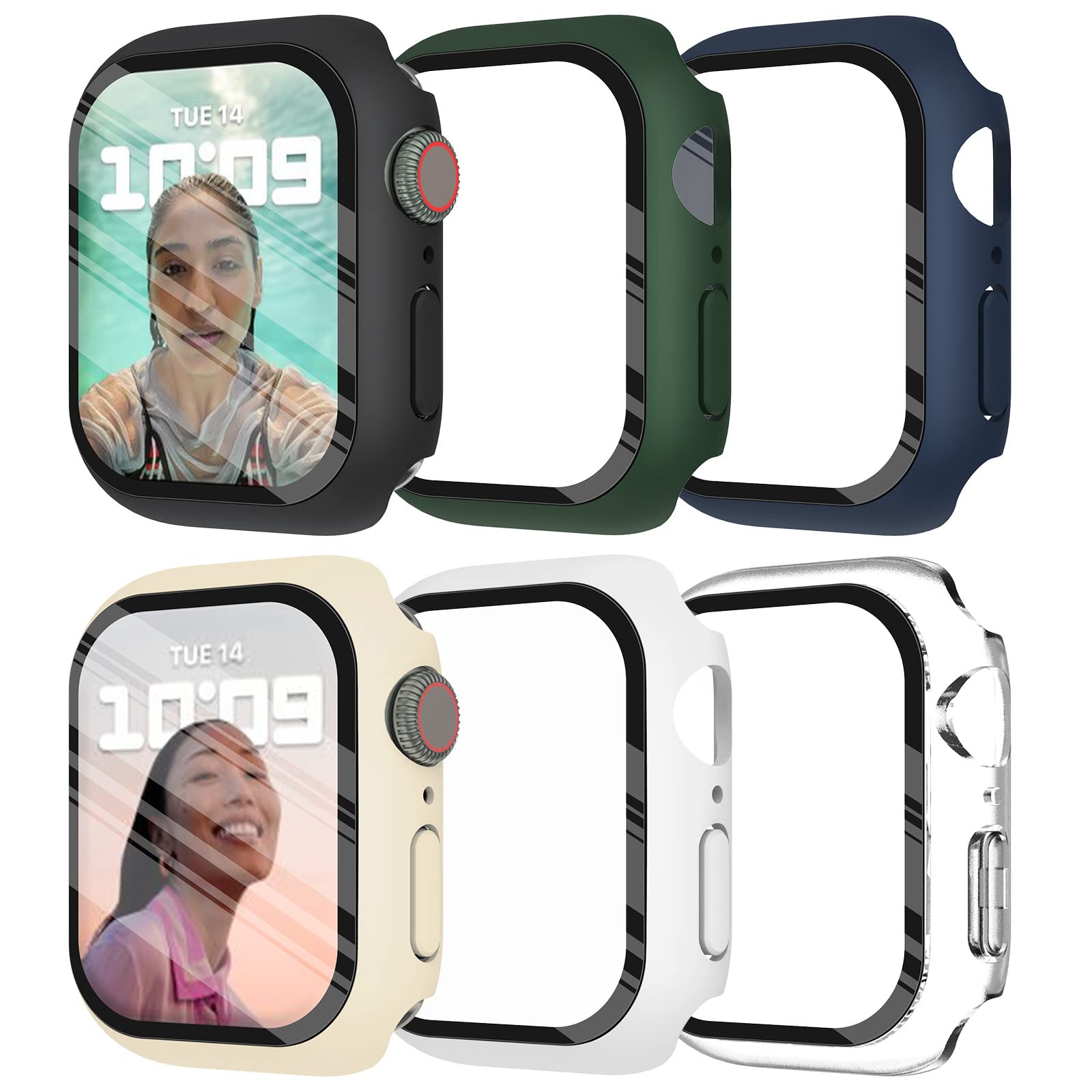 Garmin Smartwatch Accessories - Temperli Cam + kapak Apple Watch