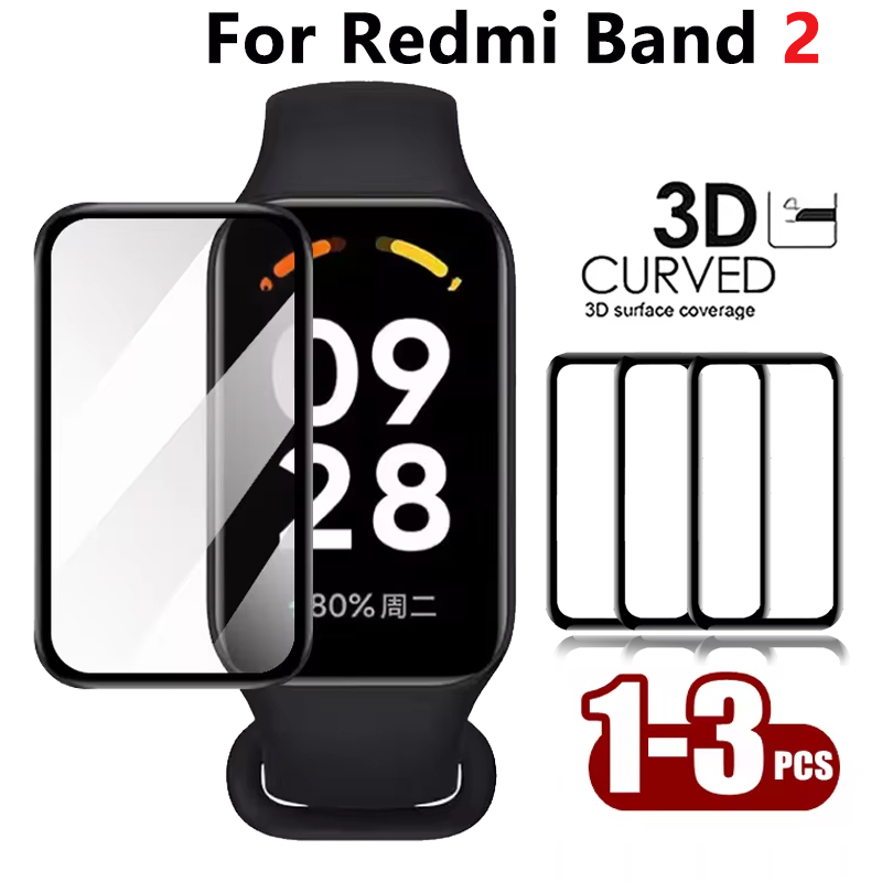 Smartwatch Band Accessories - 1-3 adet 3D Kompozit Film Redmi