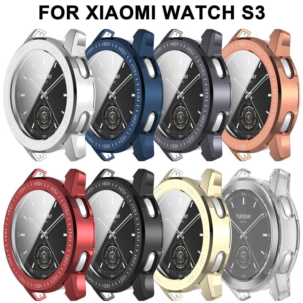 Xiaomi Smartwatch S3 Accessories - Yeni Tam Kapak TPU Kılıf Tampon