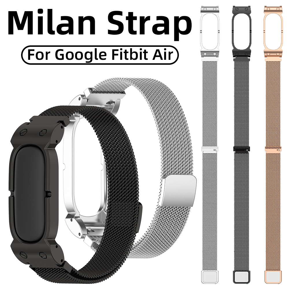 Stainless Mesh Band - Milanese saat kayışı Fitbit Air için