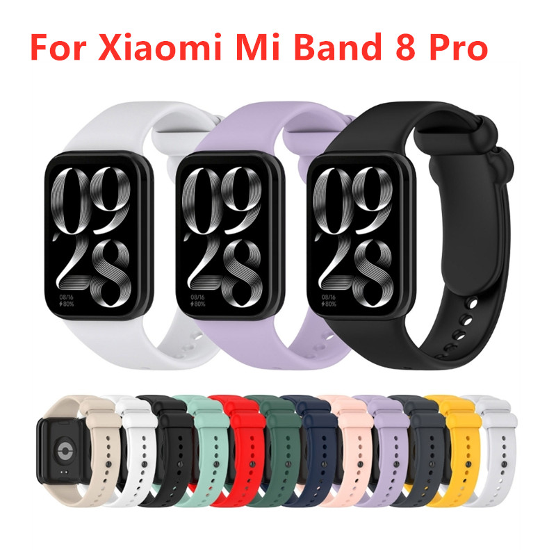 Android Smartwatch Accessories - Xiaomi Mi için silikon kayış Band