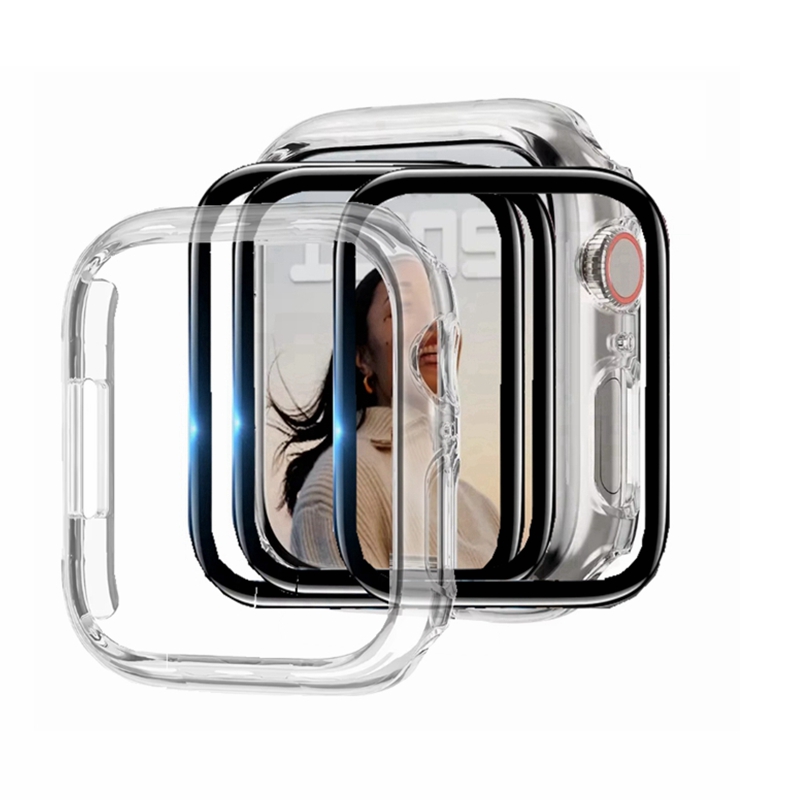 Smartwatch Band Accessories - 3 Ekran Koruyucu+1 Kılıf Apple Watch