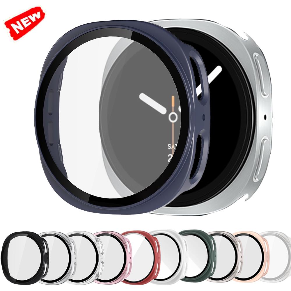 Smartwatch Band Accessories - Temperli Cam + PC Kılıf Samsung