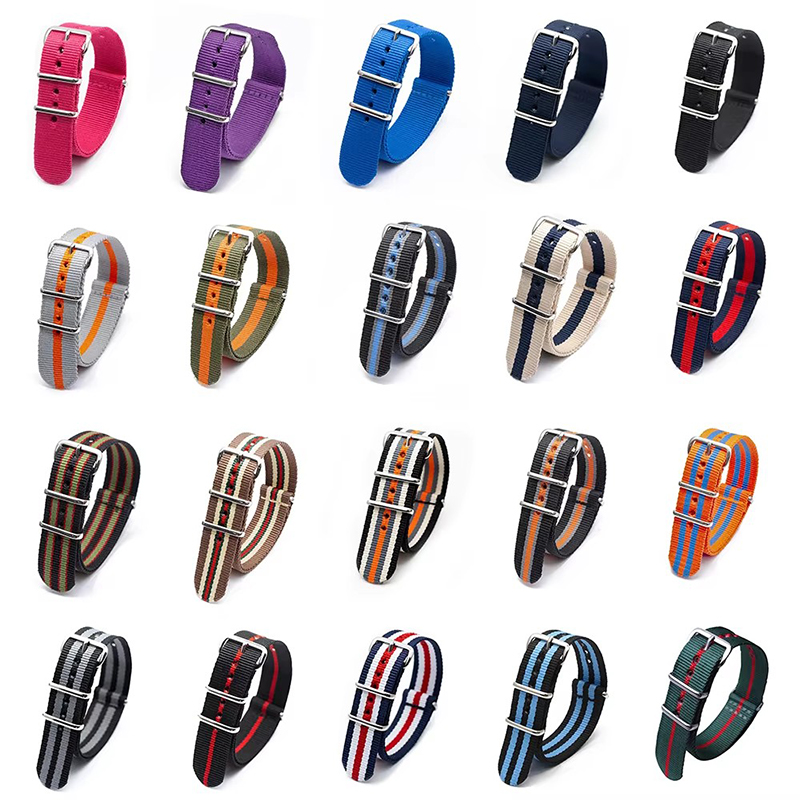 18/20/22/24mm Cambos çizgili g - Nylon Nato Strap incelemesi ve fiyatı