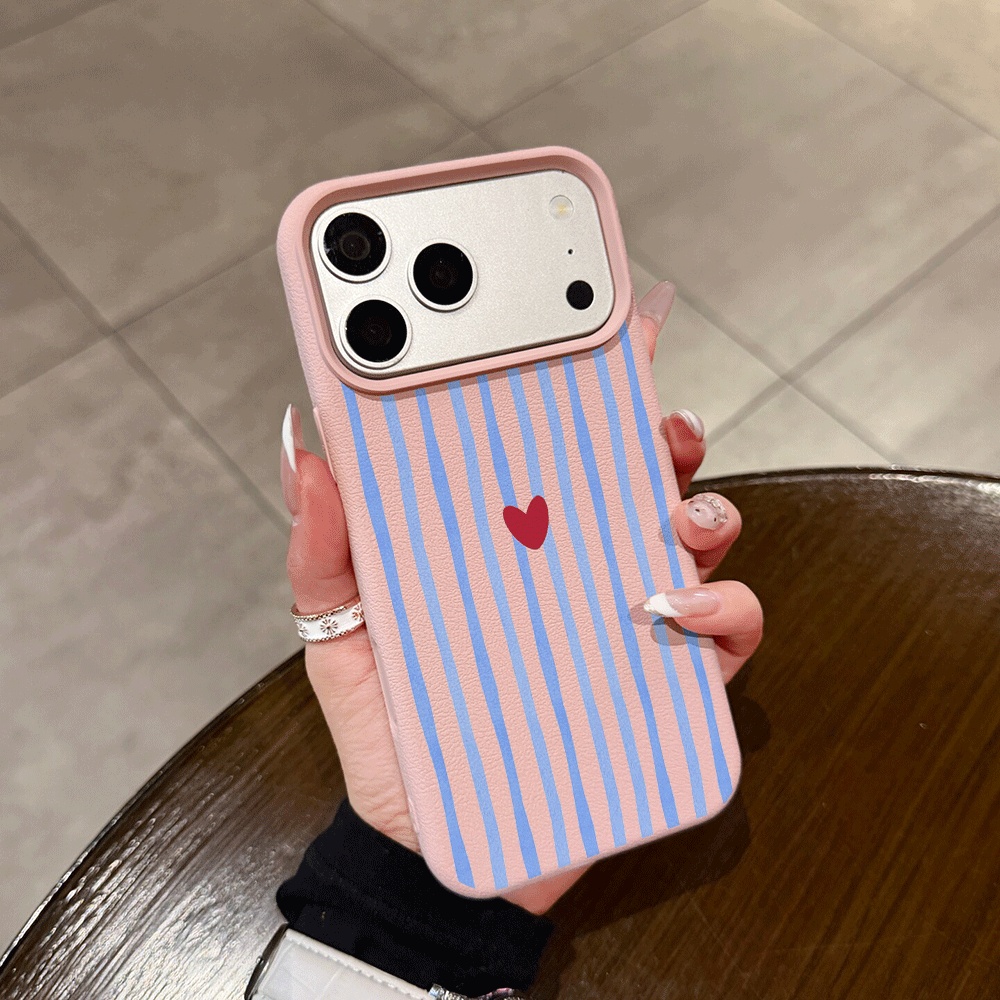 Dikey Çizgili Kalp Desenli Tel - Apple Iphone 15 incelemesi ve fiyatı