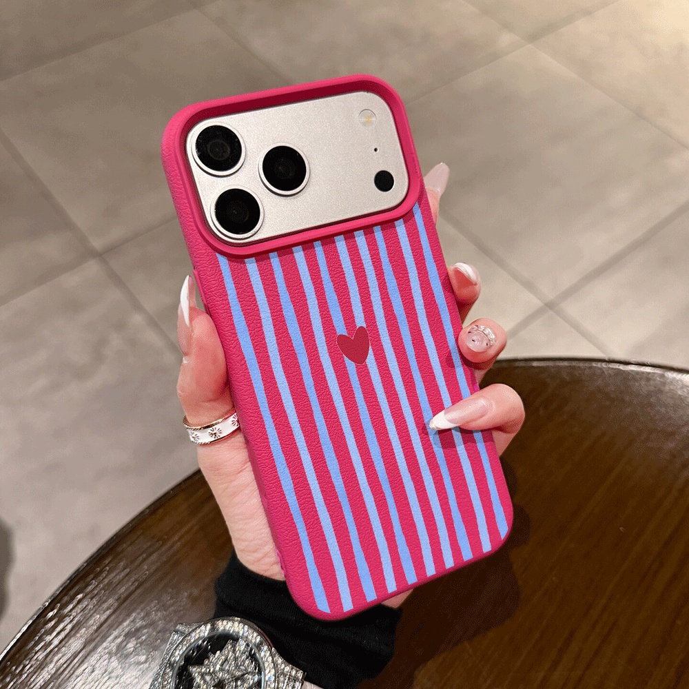 Dikey Çizgili Kalp Desenli Tel - Apple Iphone 15 incelemesi ve fiyatı