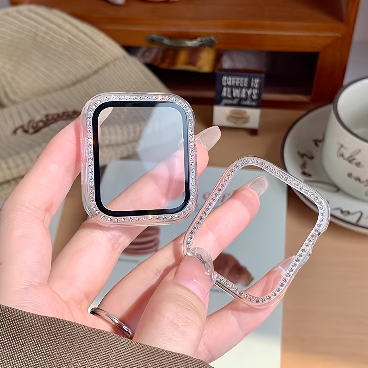 Cam + Elmas Kılıf Apple watch  - Smartwatch Band Accessories incelemesi ve fiyatı