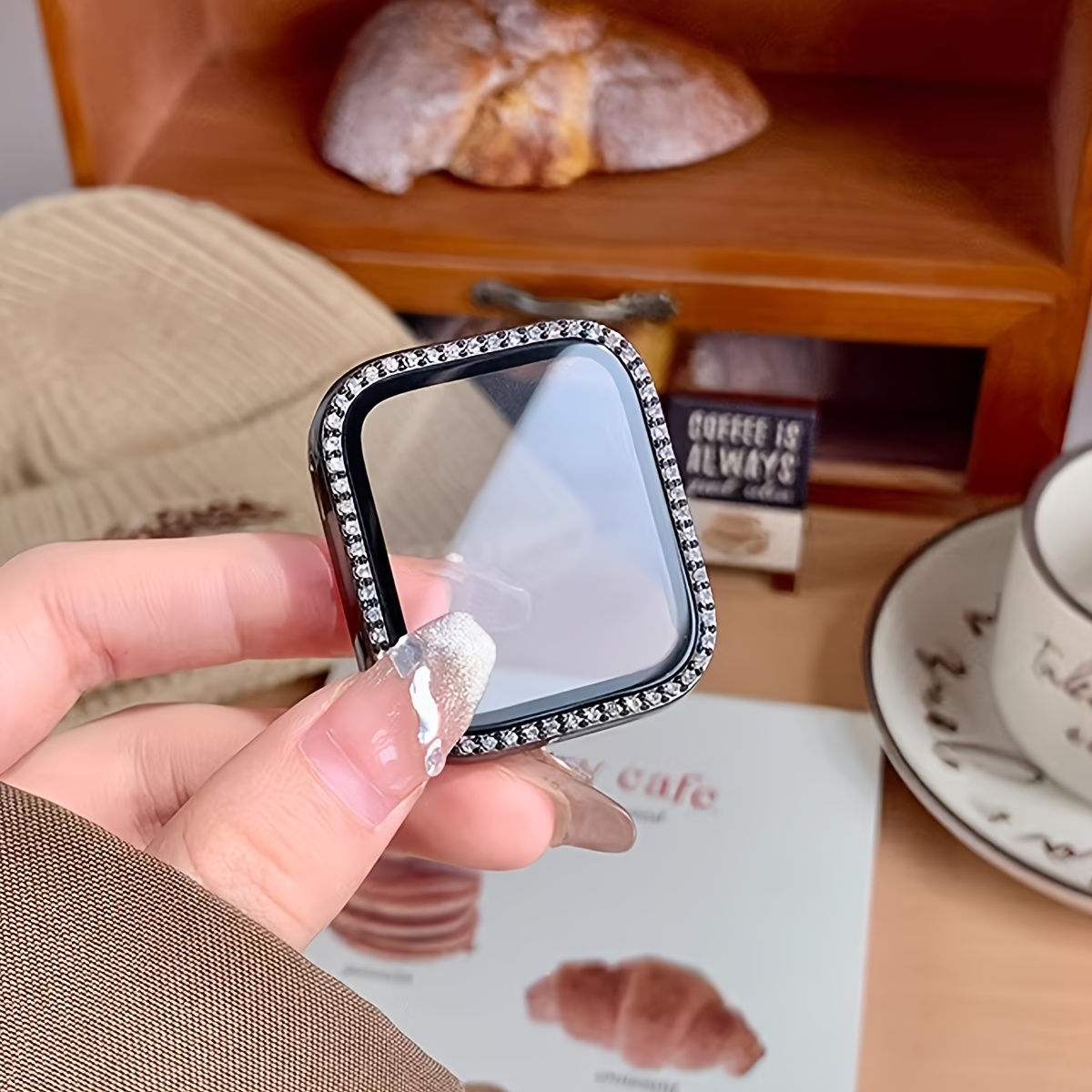 Cam + Elmas Kılıf Apple watch  - Smartwatch Band Accessories incelemesi ve fiyatı