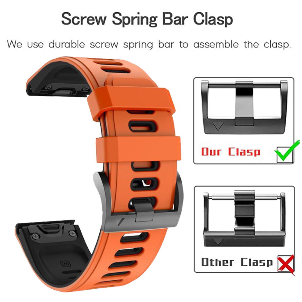 Yedek saat kayışı 22mm 26mm iç - Silicone Band Replacement incelemesi ve fiyatı