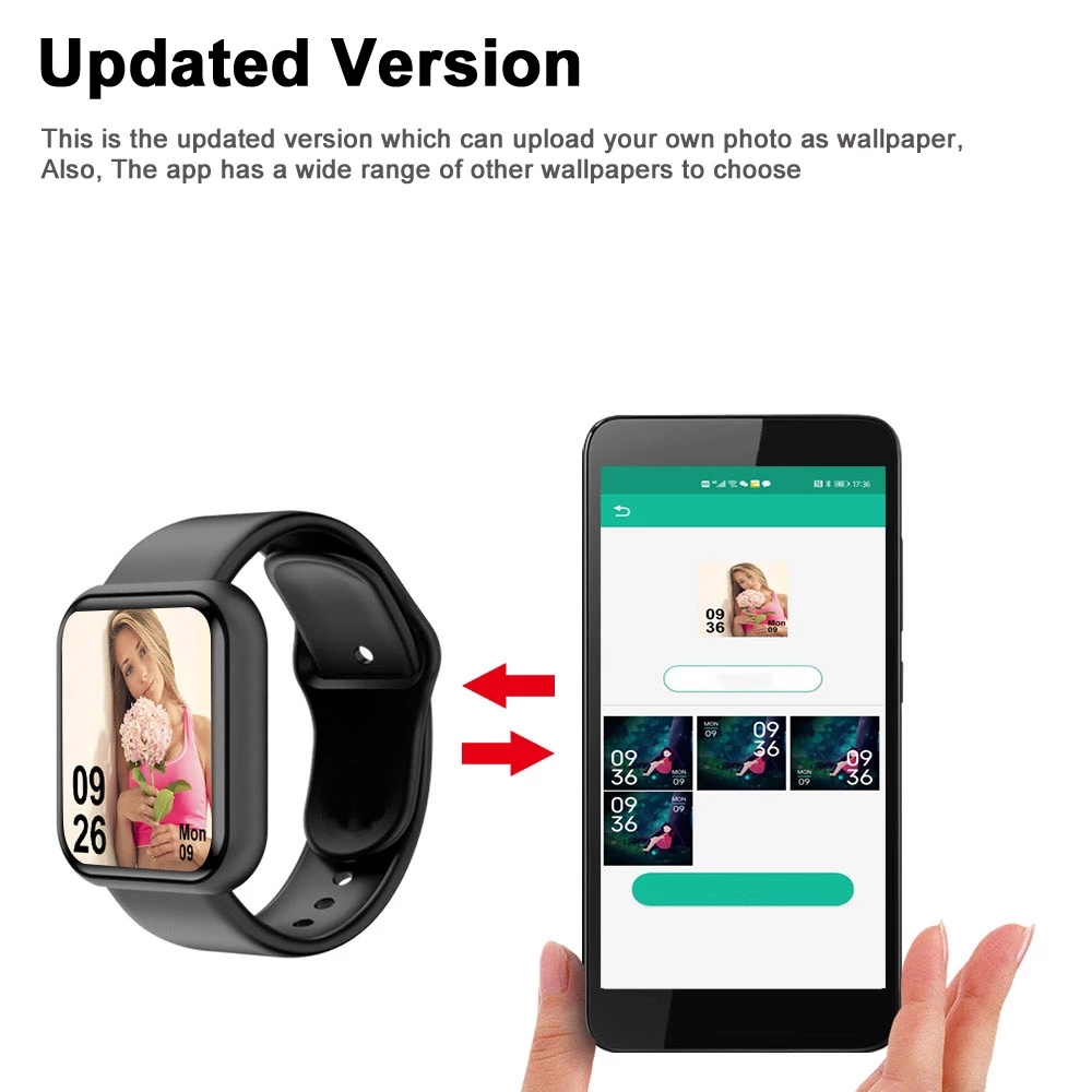 Erkekler Kadınlar Için akıllı  - Android Smartwatch Accessories incelemesi ve fiyatı