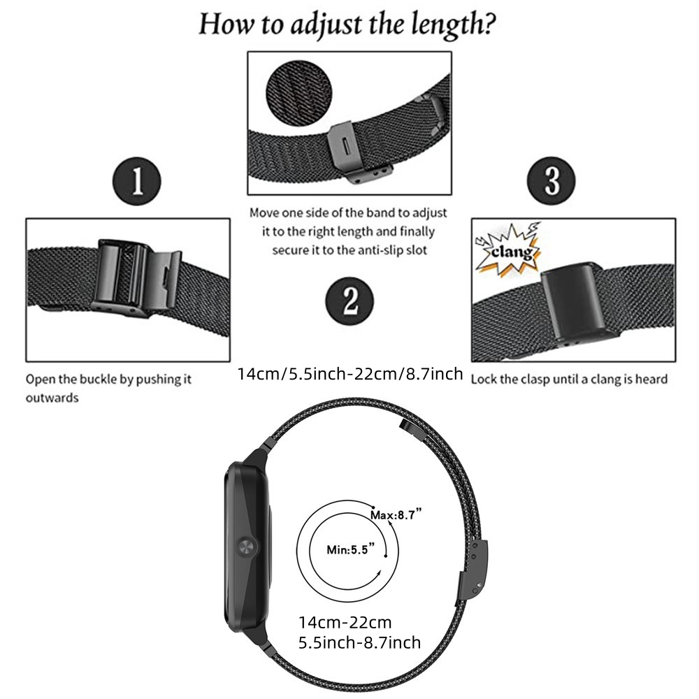 Honor Watch 5 Band için Metal  - Stainless Mesh Band incelemesi ve fiyatı