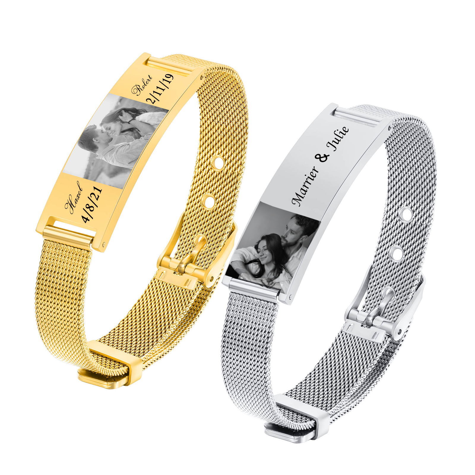 Kadın erkek için kişiselleştir - Stainless Mesh Band incelemesi ve fiyatı