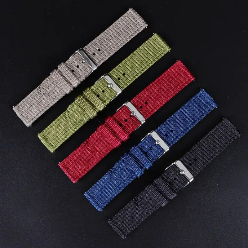 18 20 22 24mm Naylon Kanvas Ka - Nylon Nato Strap incelemesi ve fiyatı