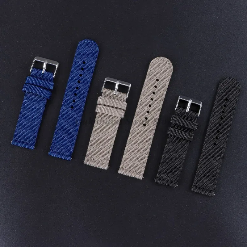 18 20 22 24mm Naylon Kanvas Ka - Nylon Nato Strap incelemesi ve fiyatı