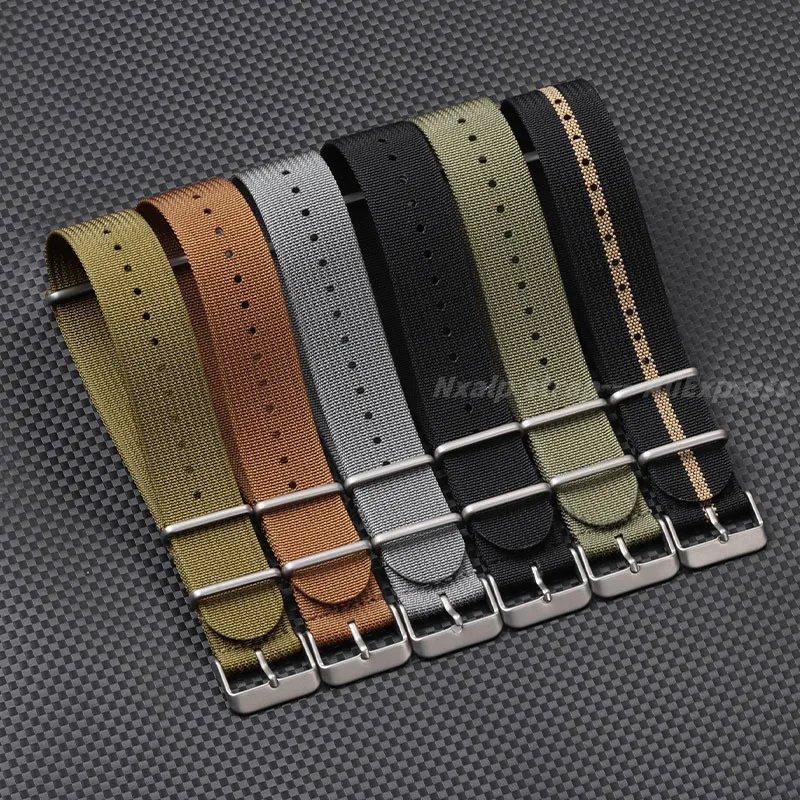Nervürlü naylon saat kayışı 18 - Nylon Nato Strap incelemesi ve fiyatı