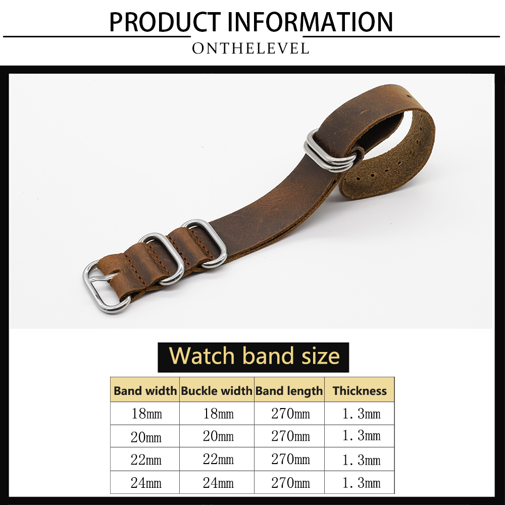 Hakiki Deri saat kayışı 18mm 2 - Nylon Nato Strap incelemesi ve fiyatı