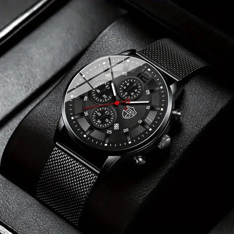 DEYROS Mens moda Minimalist sa - Stainless Mesh Band incelemesi ve fiyatı