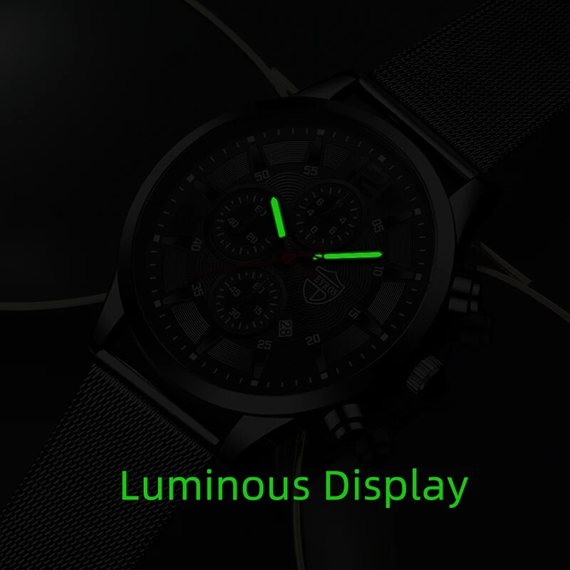 DEYROS Mens moda Minimalist sa - Stainless Mesh Band incelemesi ve fiyatı