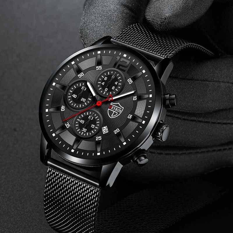 DEYROS Mens moda Minimalist sa - Stainless Mesh Band incelemesi ve fiyatı