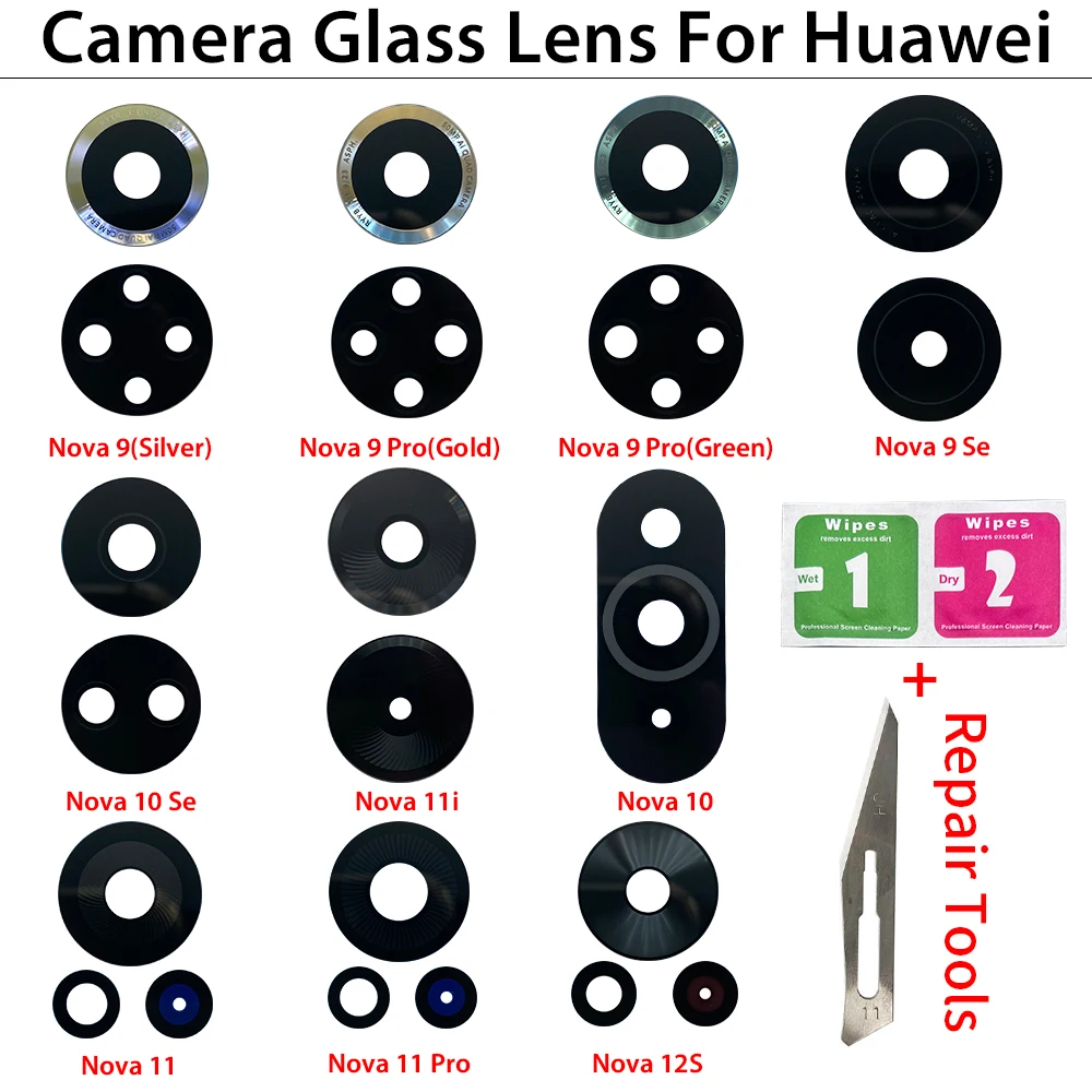 10 Adet Arka Kamera Camı Lensi - Huawei Nova 12 incelemesi ve fiyatı