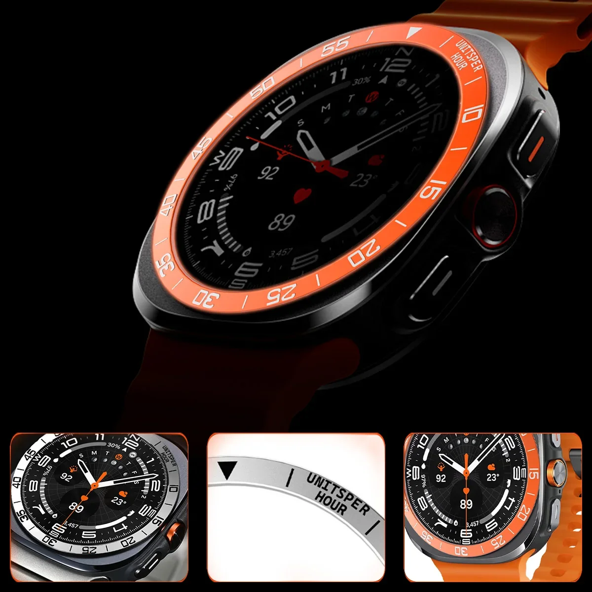 Metal Kapak Çerçeve Halkası Kı - Android Smartwatch Accessories incelemesi ve fiyatı