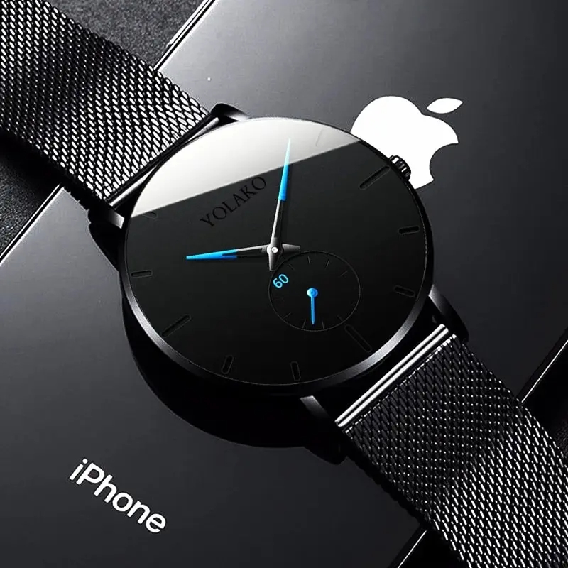 YOLAKO Erkek Moda Minimalist S - Stainless Mesh Band incelemesi ve fiyatı