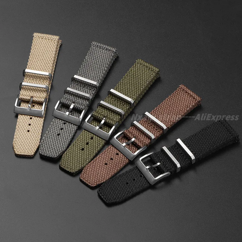 20mm 22mm Naylon Pamuk saat ka - Nylon Nato Strap incelemesi ve fiyatı