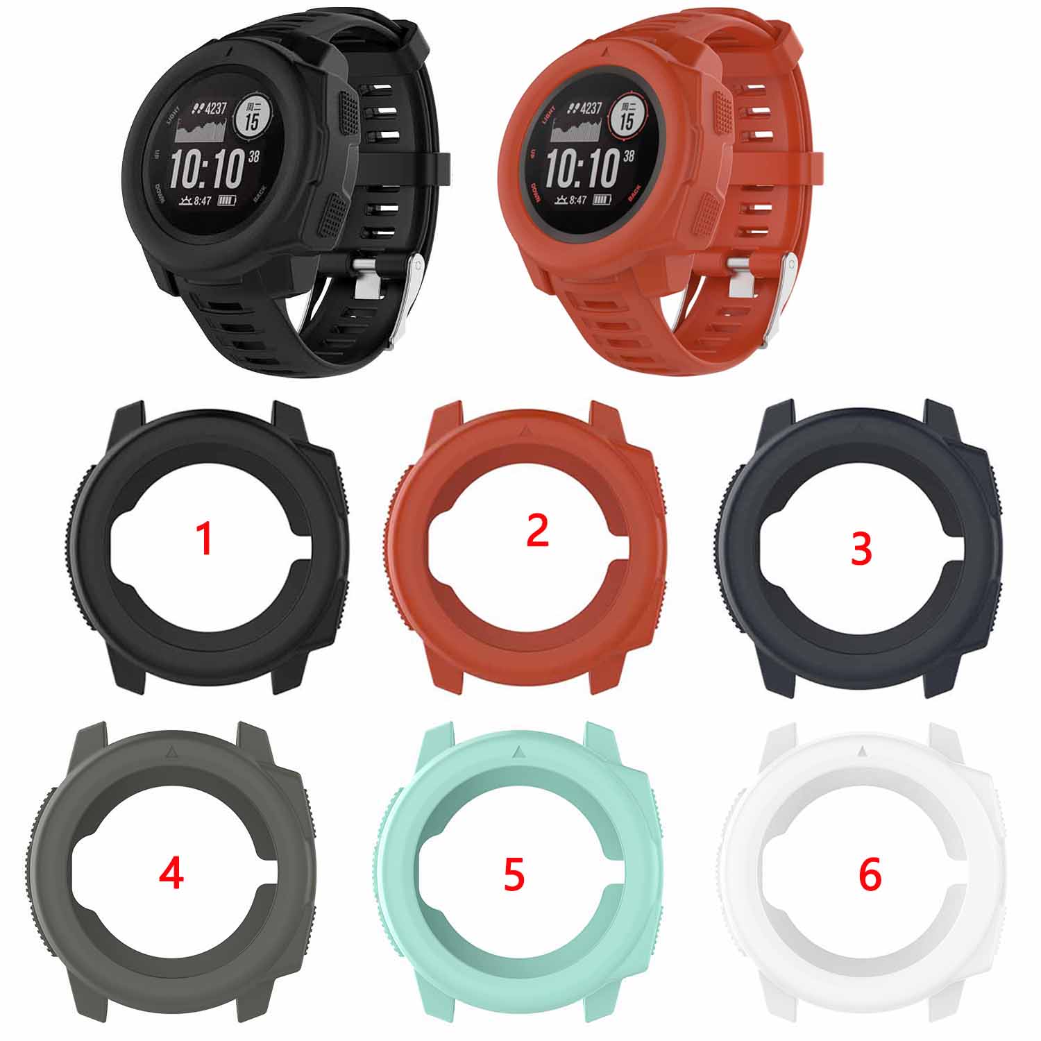 Garmin Instinct Case için Sili - Silicone Band Replacement incelemesi ve fiyatı