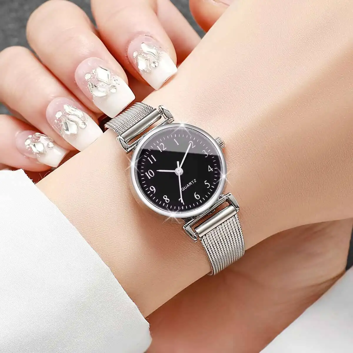 1/2 adet moda kadın saatler ba - Stainless Mesh Band incelemesi ve fiyatı