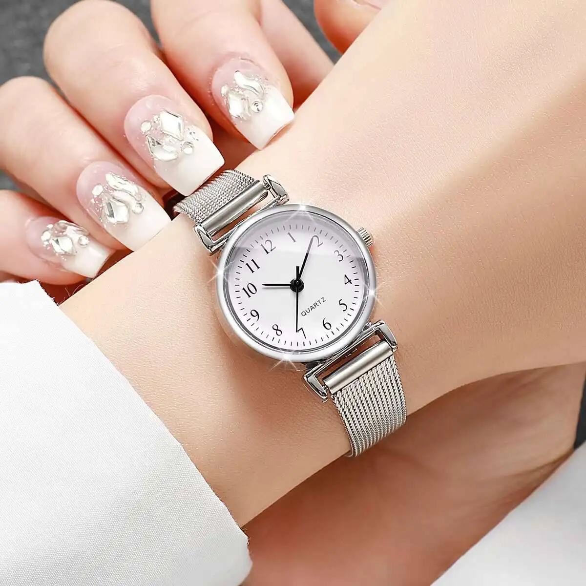 1/2 adet moda kadın saatler ba - Stainless Mesh Band incelemesi ve fiyatı