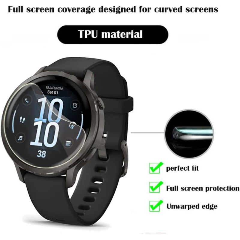 1-3 adet yumuşak ekran koruyuc - Garmin Smartwatch Accessories incelemesi ve fiyatı