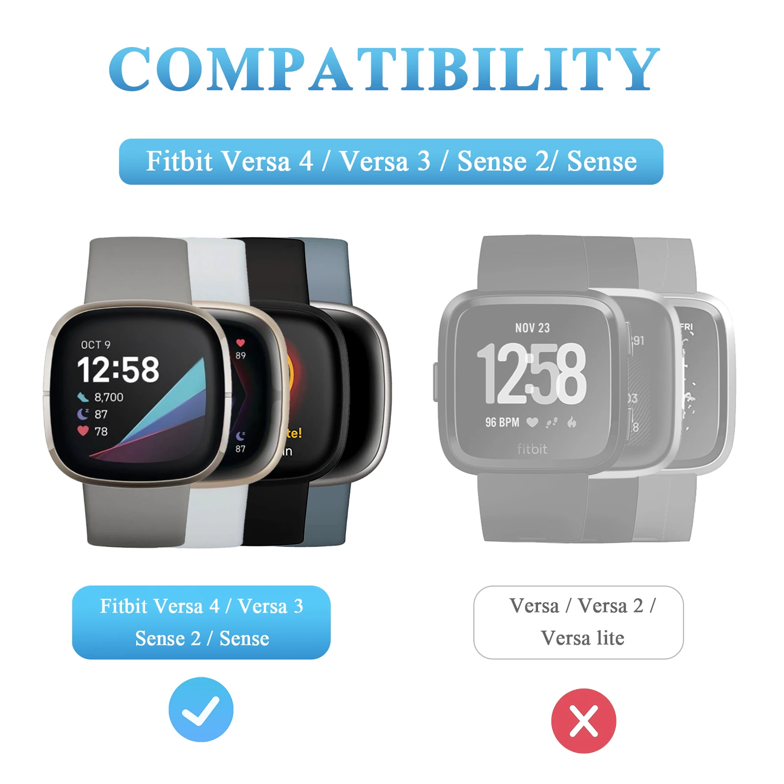 Fitbit Sense/Sense 2/Versa 4/V - Smartwatch Nexus incelemesi ve fiyatı