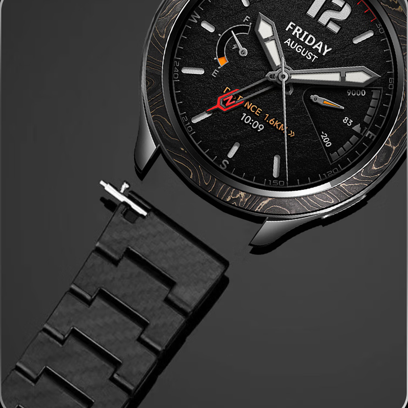 Karbon Fiber Kayış Xiaomi Mi İ - Xiaomi Smartwatch S3 Accessories incelemesi ve fiyatı